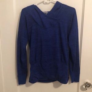 Long hoodie workout sweatshirt